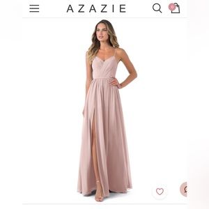 NWT Azazie Cora Dusty Rose bridesmaids dress